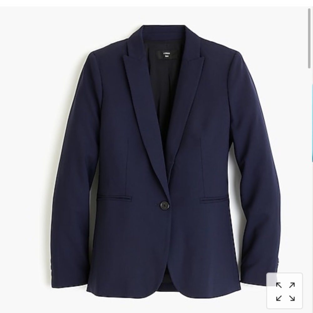 J Crew stretch Navy Blazer, size 8P